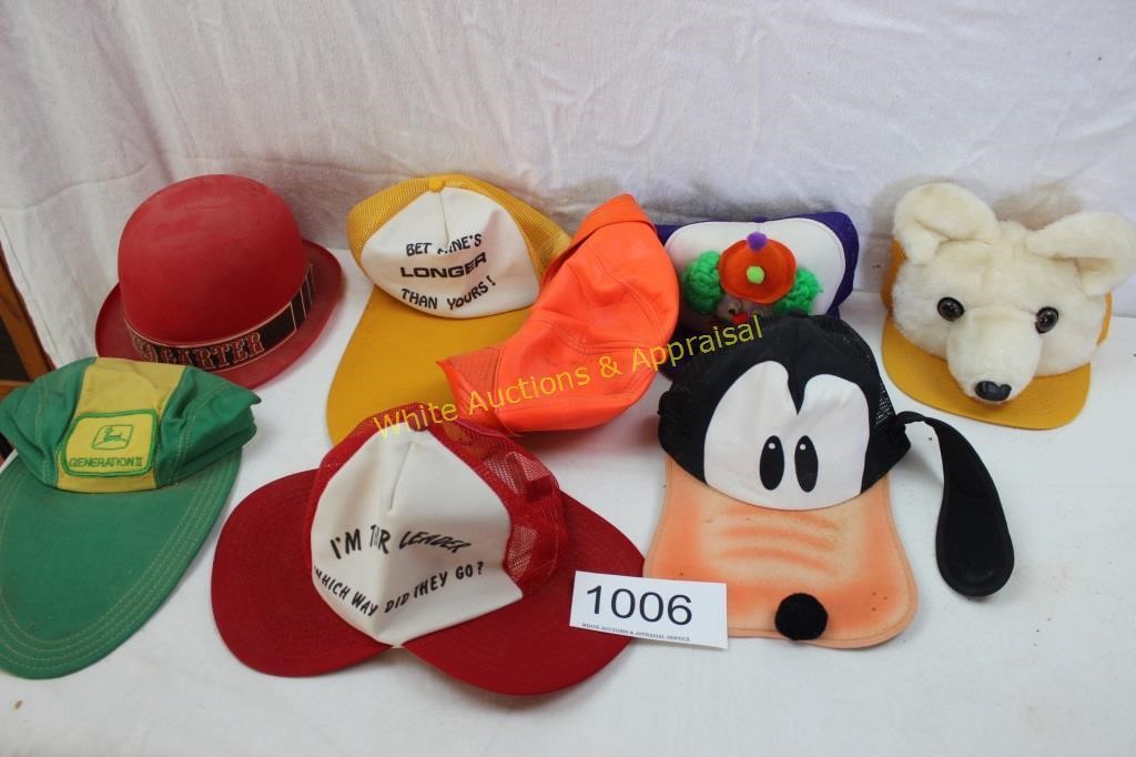 8 Misc. "Funny" Hats & more
