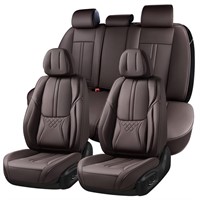 BWTJF Brown Car Seat Covers Full Set, Front and