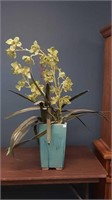 Artificial orchid plant approx 41 inches tall in