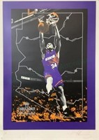 Charles Barkley Autographed Phoenix Suns Poster