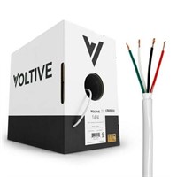 Voltive 14/4 CL3 Speaker Wire - 500FT - White