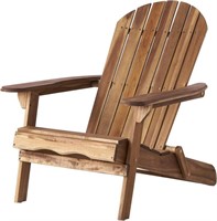 Kalicki Solid Wood Folding Adirondack Chair