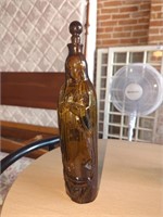 Vintage virgin of Guadalupe hand blown holy water