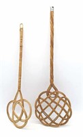 Vintage Rattan Rug Beaters