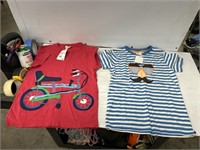 Size 7-8 yr old mini boden short sleeve shirts