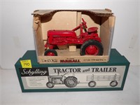 Schylling Tractor set & Farmall Cub