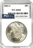 1884-O Morgan Silver Dollar MS-66