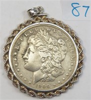 1900-O Silver Morgan Dollar in bezzle