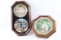 Framed Collector Children Plates