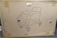 Dark Grey Dog Stroller With Wheels Bsts311416