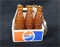 1975 Pepsi-Cola bottle crate keychain -