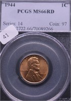 1944 PCGS MS66 RED LINCOILN CENT