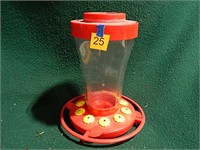 Red & Yellow Humming Bird Feeder