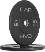 CAP Barbell Budget Olympic Bumper Plate Set with G