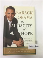Barack Obama - Audacity of Hope 1st Edition