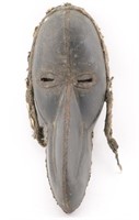 Early Wood & Fiber African Dan Hornbill Mask