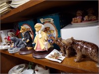 UPSTAIRS BEARS & OTHER BEAR FIGURINES