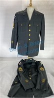 Two military dress coat World War II vintage