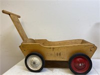 Child’s wooden pushcart (large)