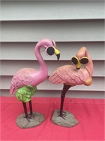 Flamingo figurines