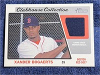 XANDER BOGAERTS 2015 CLUBHOUSE COLLECTION RELIC
