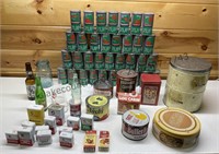 Vintage Cans, Containers and more.