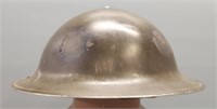 Military Helmet Pressed Steel Doughboy Style
