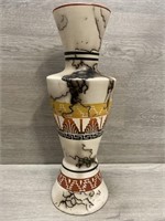 10" Navajo Horse Head Vase