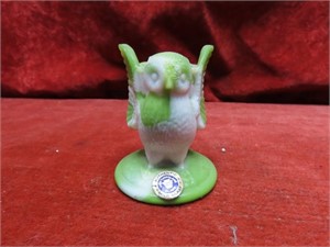 Westmoreland glass owl toothpick holder.