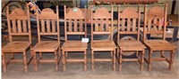 (6) Southwest Style Dining Chairs