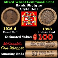 Small Cent Mixed Roll Orig Brandt McDonalds Wrappe