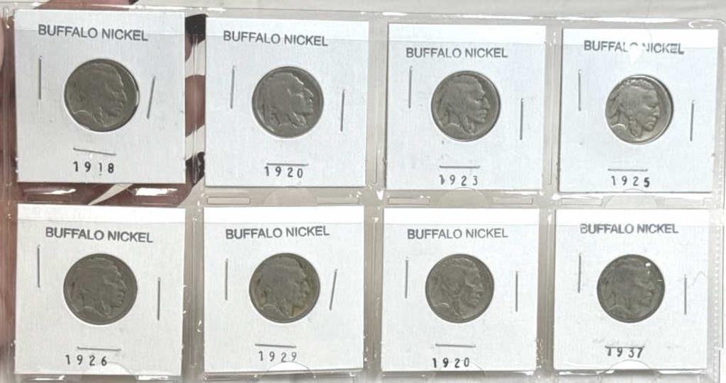 6 Buffalo Nickels