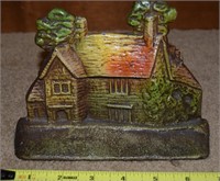 Antique Hubley Cast Iron Cottage Door Stop