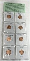 8 2009 Lincoln Cent Series
