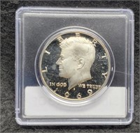 1969 Silver Proof Kennedy Half Dollar Gem