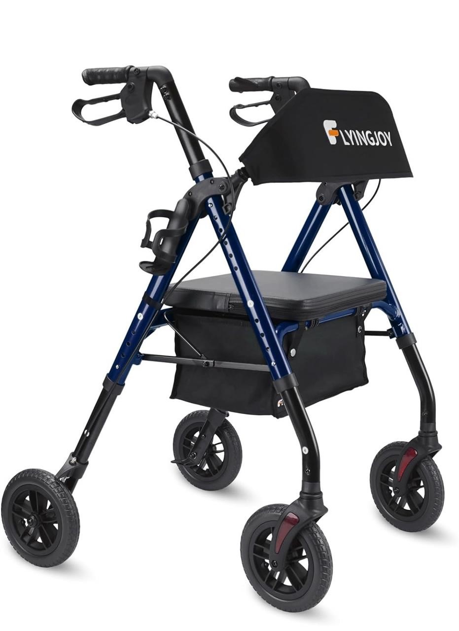 ($210) Folding Rollator Walker with Seat