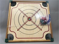 Carrom Gameboard Merdel Game with Pieces