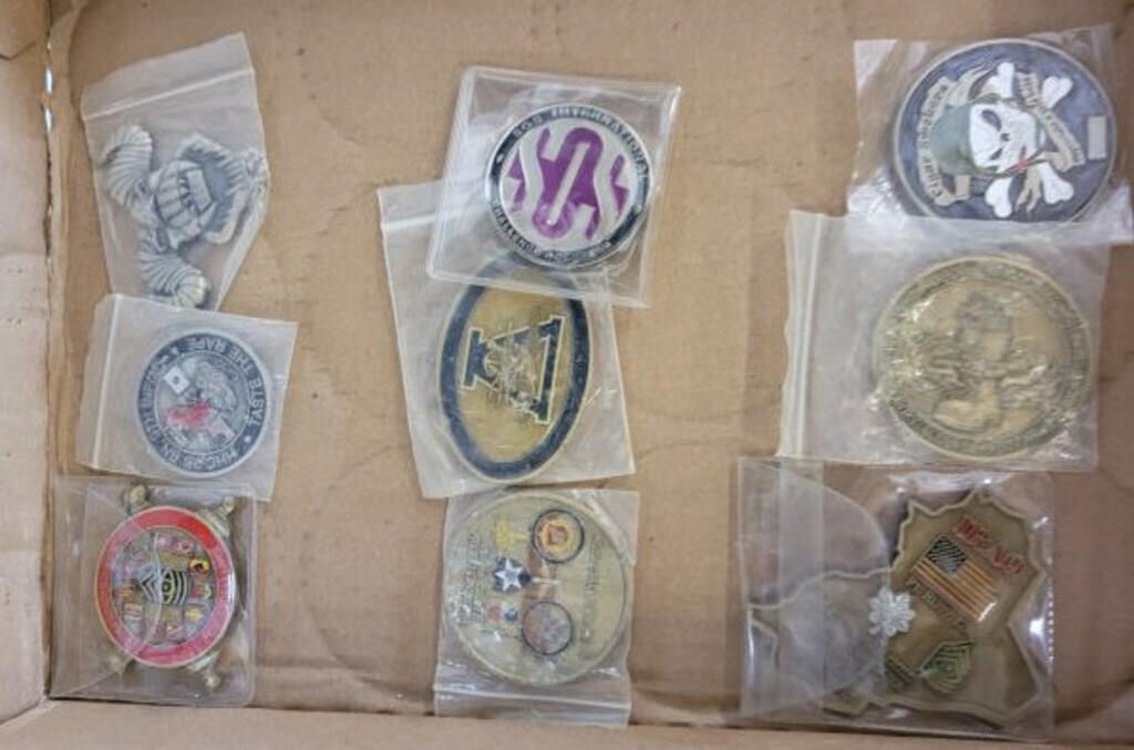 MILITARY CHALLENGE COINS,