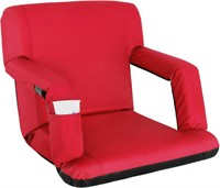 Stadium Seat for Bleachers with Back Support Recli