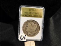 1894-O Morgan Silver Dollar - low mintage