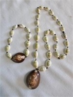 Cowries Shell Necklace & Bracelet