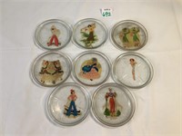Vintage Glass Coasters