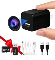 ($43) Mini Spy Camera Charger, Hidden Camera