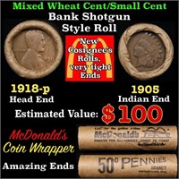 Small Cent Mixed Roll Orig Brandt McDonalds Wrappe