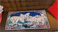 Korean Polar Bear Tapestry