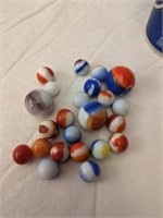 25 Vintage Marble King Marbles