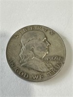 1960D Franklin Silver Half Dollar