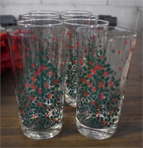 Set Of Christmas Glasses