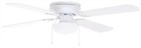 Littleton 42 in. LED Indoor White Ceiling Fan