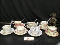 Tea Cups and Display Racks